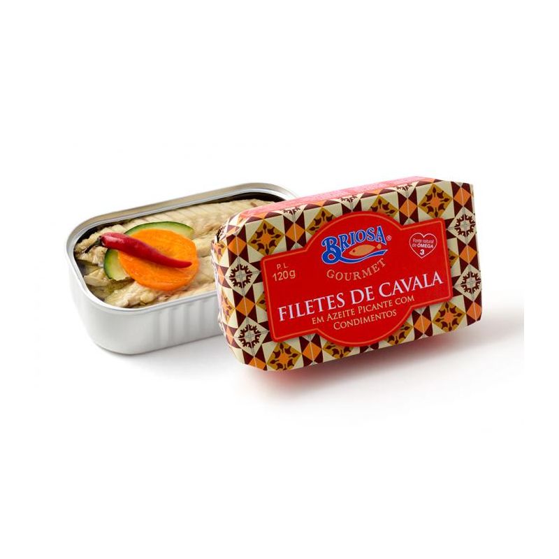 Filetes de Cavala em Azeite Picante com Condimentos - Briosa