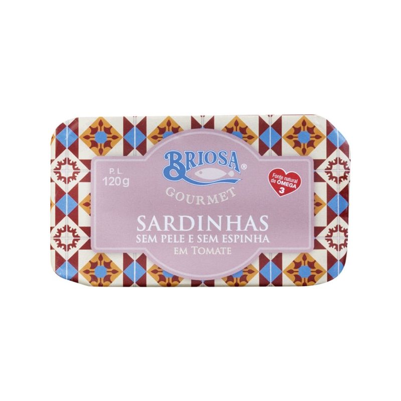 Sardinhas sem Pele e sem Espinha em Tomate - Briosa