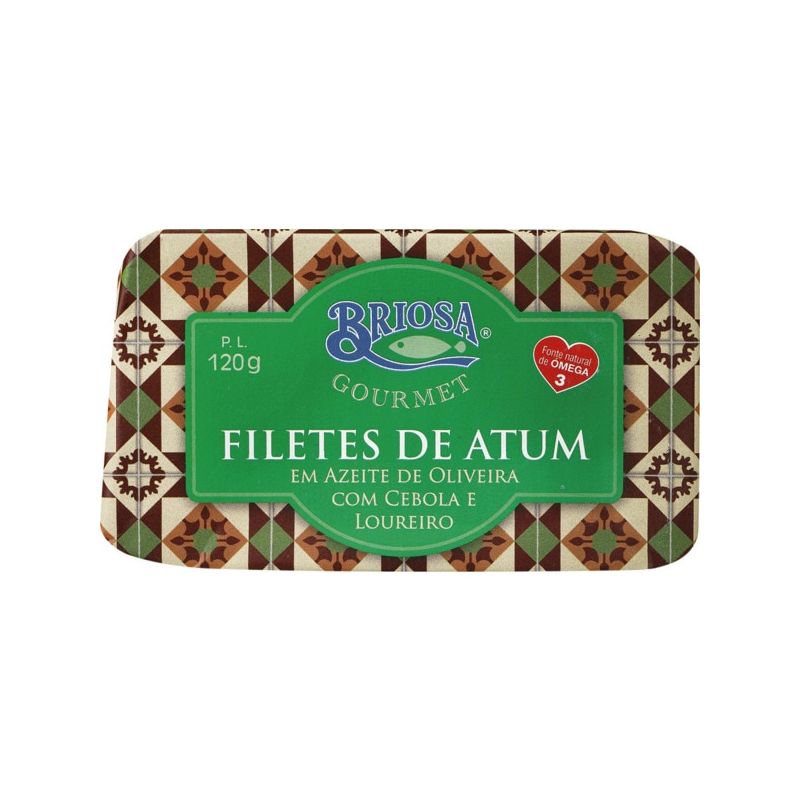 Filetes de Atum em Azeite de Oliveira com Cebola e Louro - Briosa