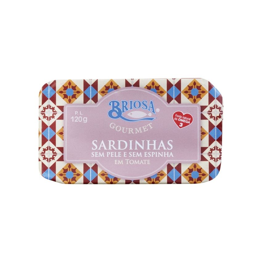 Sardinhas sem Pele e sem Espinha em Tomate - Briosa