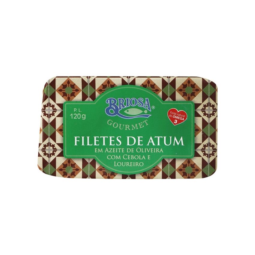 Filetes de Atum em Azeite de Oliveira com Cebola e Louro - Briosa