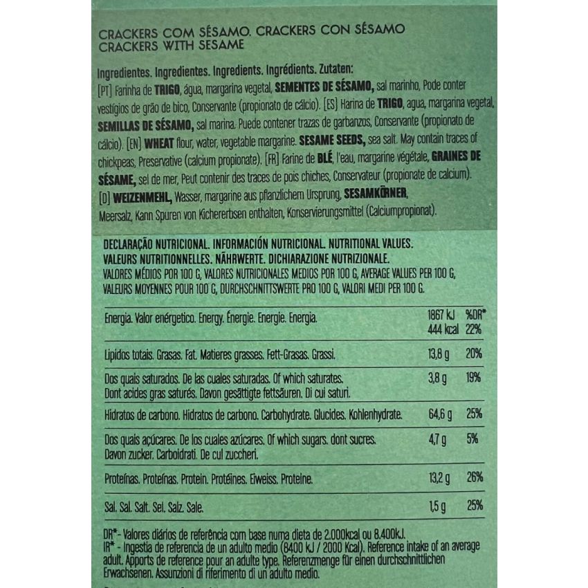 Crackers Sésamo - VEGAN